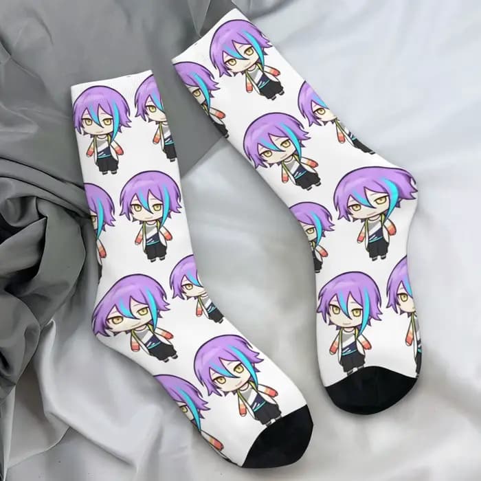 Projet Sekai Rui Kamishiro Anime jeu chaussettes Harajuku bas automne anti-dérapant unisexe hommes c