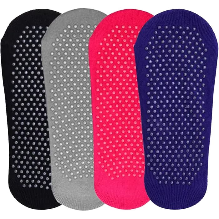 Chaussettes de Pilates antidérapantes, dos nu, en coton, pour femmes, Sport, Yoga, pantoufles de dan