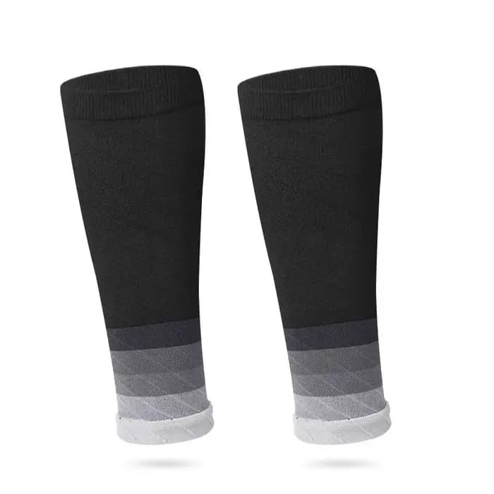 Chaussettes de compression sportives pour hommes, avec soutien du mollet, en nylon, pour la course n