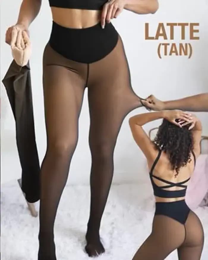 Collants thermiques grande taille pour femmes, taille haute, à une couture, doublés polaire, sexy, n
