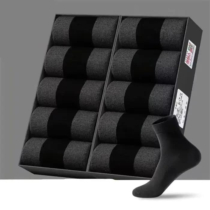 Chaussettes mi-longues en coton pour hommes, chaussettes simples absorbant la sueur, dépistolet ant