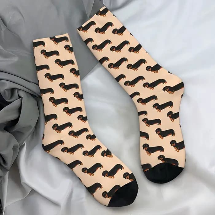 Weenie Weenies teckel saucisse chien bas Design mode chaussettes automne anti-dérapant chaussettes h