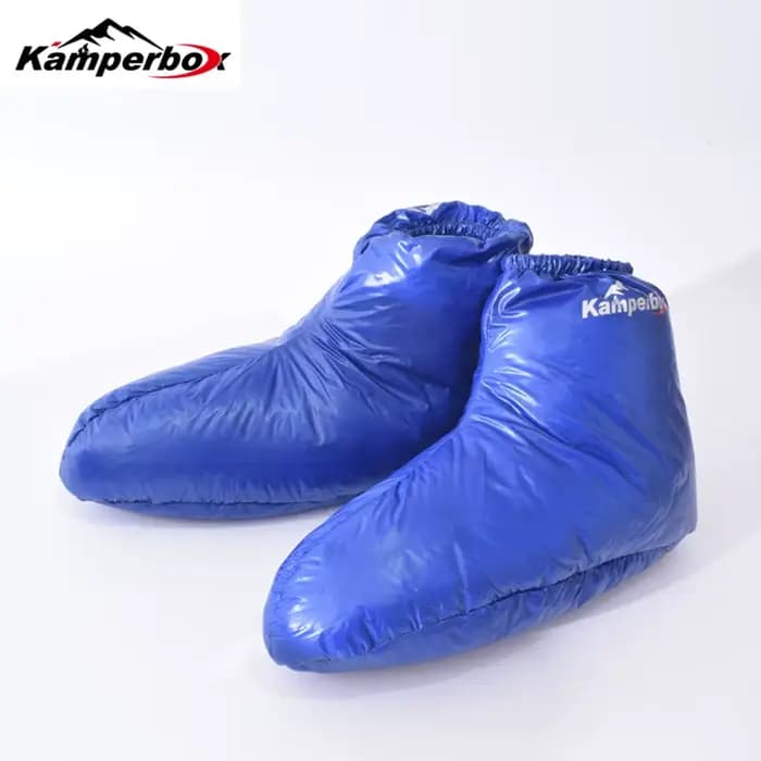 Kamperbox – pantoufles et chaussettes de Camping, chaussons pour sac de couchage, AQ3
