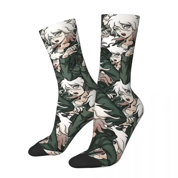 Nagito Komaeda voix espoir rétro Danganronpa Makoto jeu unisexe chaussettes randonnée impression 3D