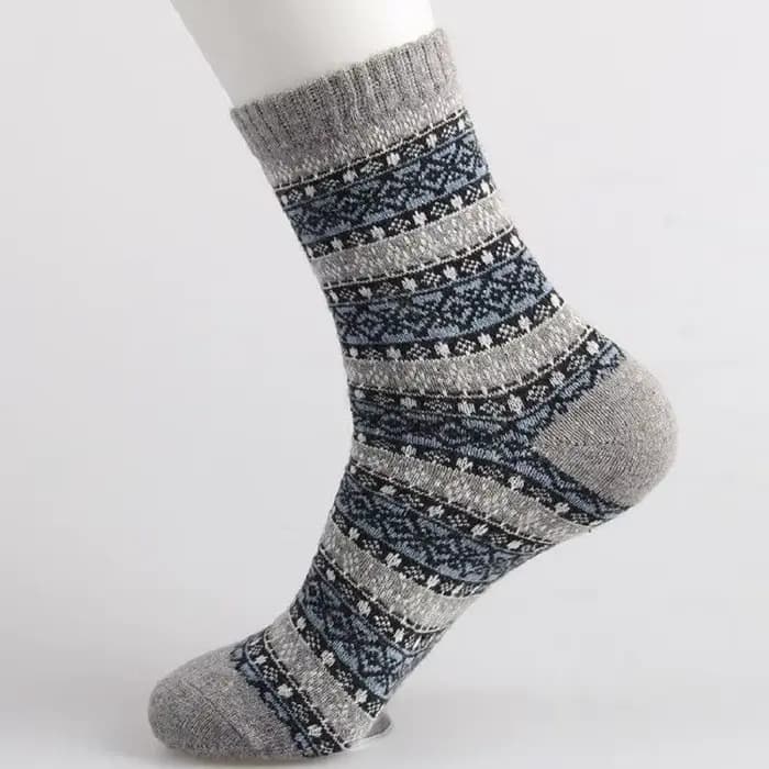 1 paire thermique laine cachemire chaussettes hommes mâle épaissir Chaussette décontracté confortabl