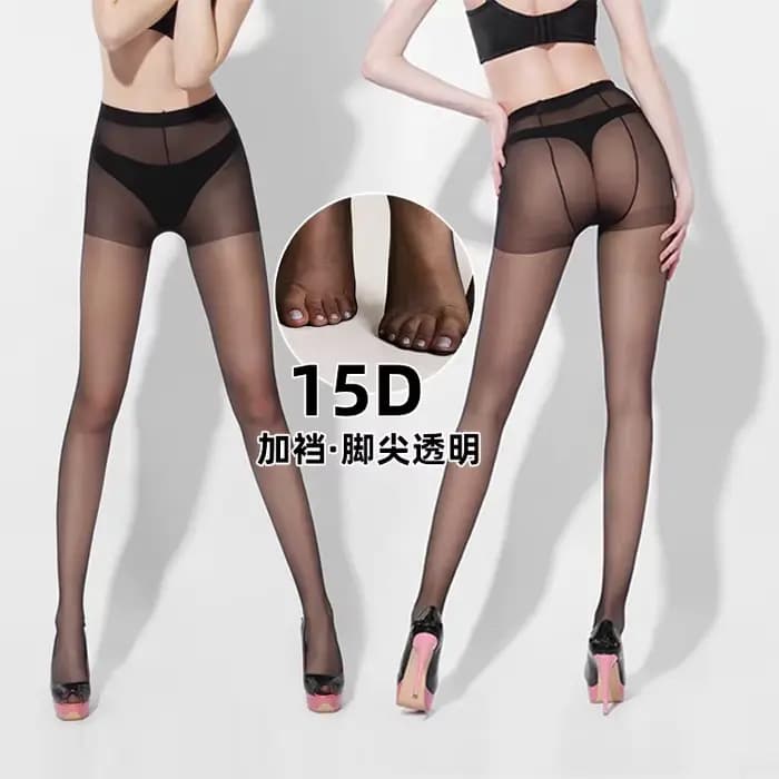 Collants Sexy noirs de couleur unie 15D/30D/40D pour femmes, collants élastiques en Perspective, Sty