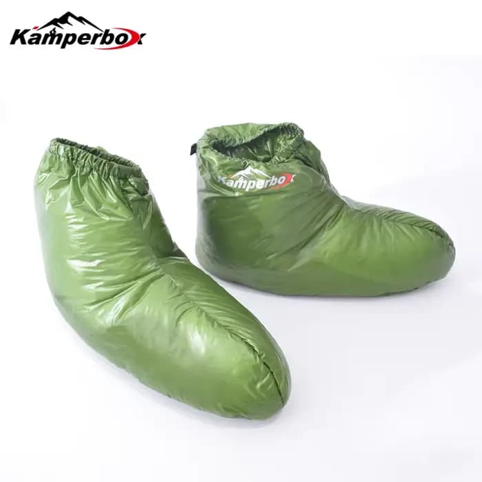 Kamperbox – pantoufles et chaussettes de Camping, chaussons pour sac de couchage, AQ3