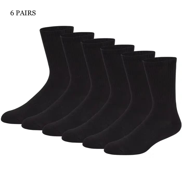 Match-Up Chaussettes de sport en éponge pour hommes (6 PAIRES)