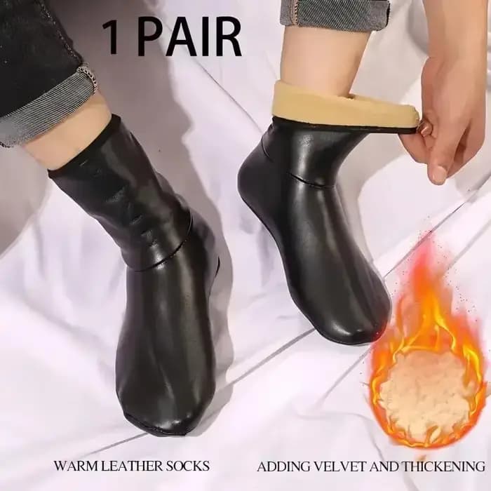 Chaussettes chaudes pour hommes et femmes, 1, 3, 5 paires, en velours épais, antidérapantes, impermé