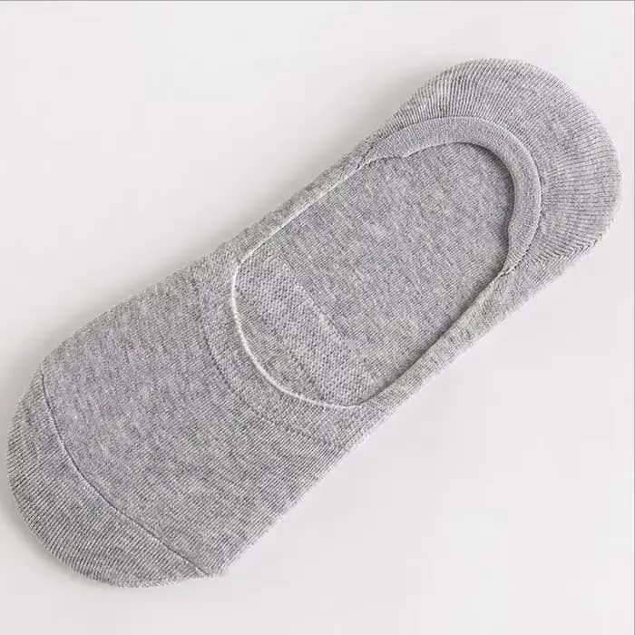 5 paires de chaussettes bateau en coton pour hommes, antidérapantes, en Silicone, invisibles, respir