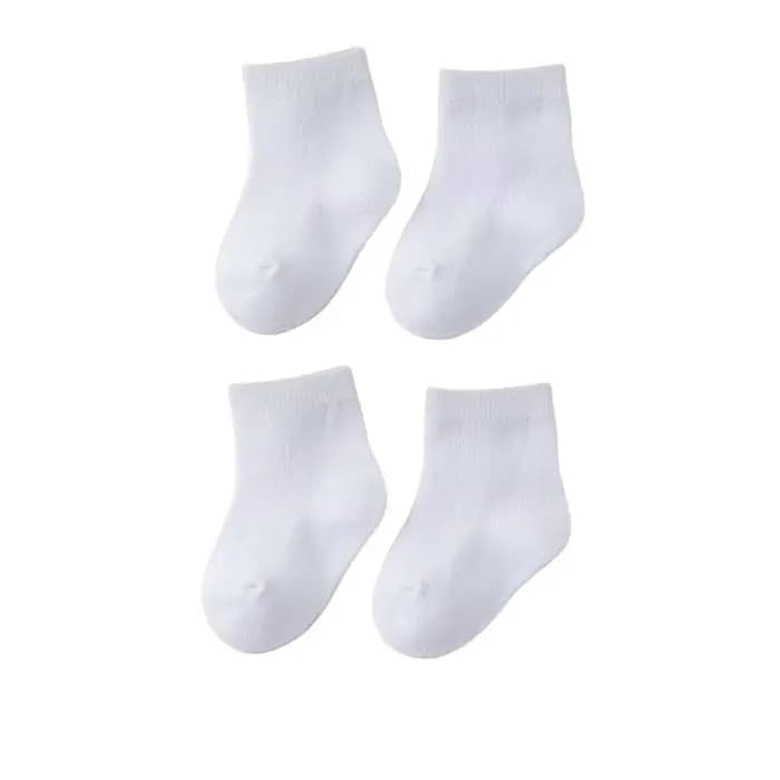 Nouvelles chaussettes décontractées blanches pour enfants