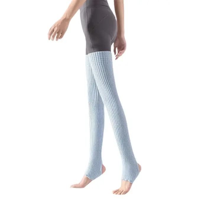 CLYFAN 1 paire jambières chaussettes à la mode longue chaussette sans pieds hiver danse jambe bas re
