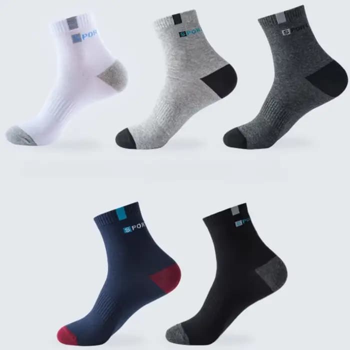 Chaussette en coton pour hommes Sport respirant doux lettre mode baskets haute élastique moyen Tube