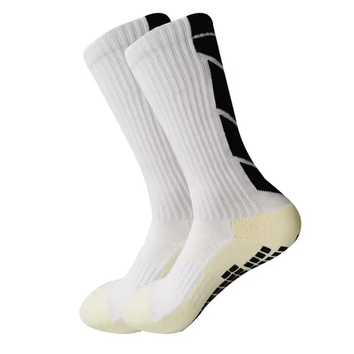 1 paire nouveaux hommes femmes doux respirant anti-dérapant chaussettes de Football en cours d'exécu