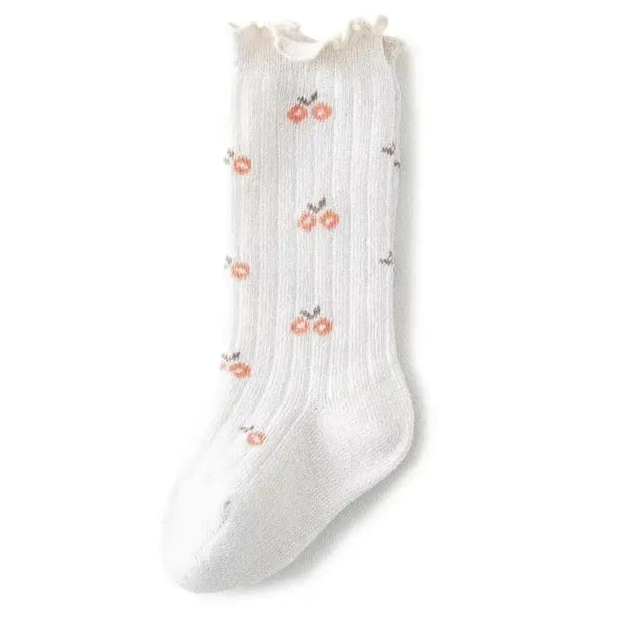 Chaussettes élastiques pour bébés et tout-petits, chaussettes mi-mollet pour bébé, chaussettes élast