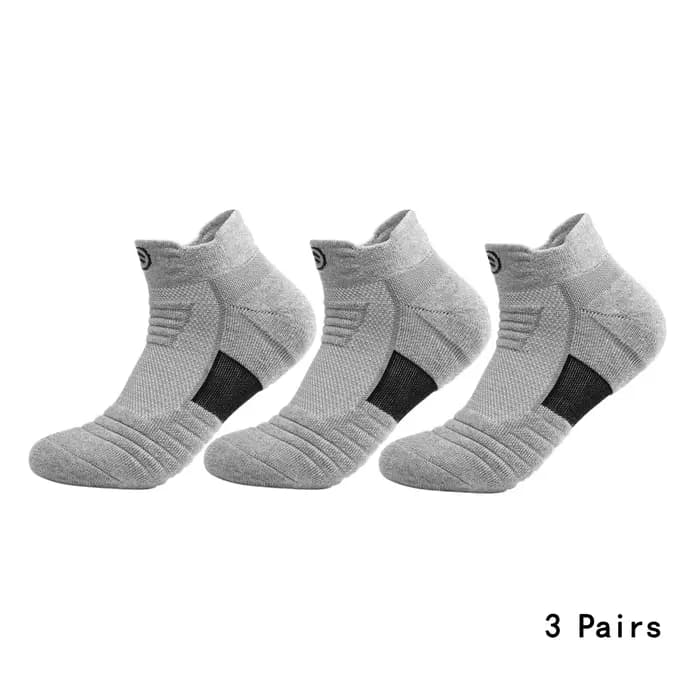 3 paires de chaussettes athlétiques en maille respirante, réduisent la pression sur les pieds pour l