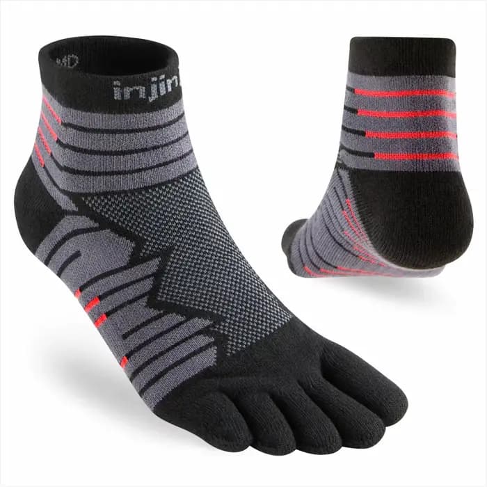 Injinji Chaussettes à cinq doigts Ultra Run Chaussettes de randonnée tout-terrain Chaussettes épaiss