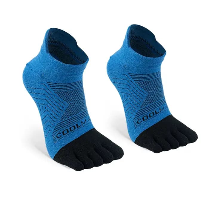 1 Paire de Chaussettes de Course à Cinq Doigts, Chaussettes de Sport Respirantes et Fines pour l'Été