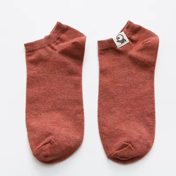 Chaussettes pour hommes, grandes tailles, respirantes, à la cheville, courtes, mignonnes, joyeuses C