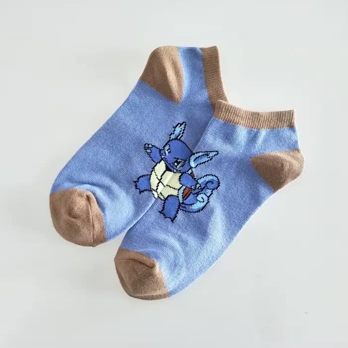 Chaussettes classiques de dessin animé Pokemon Pikachu, chaussettes de sport décontractées, chausset