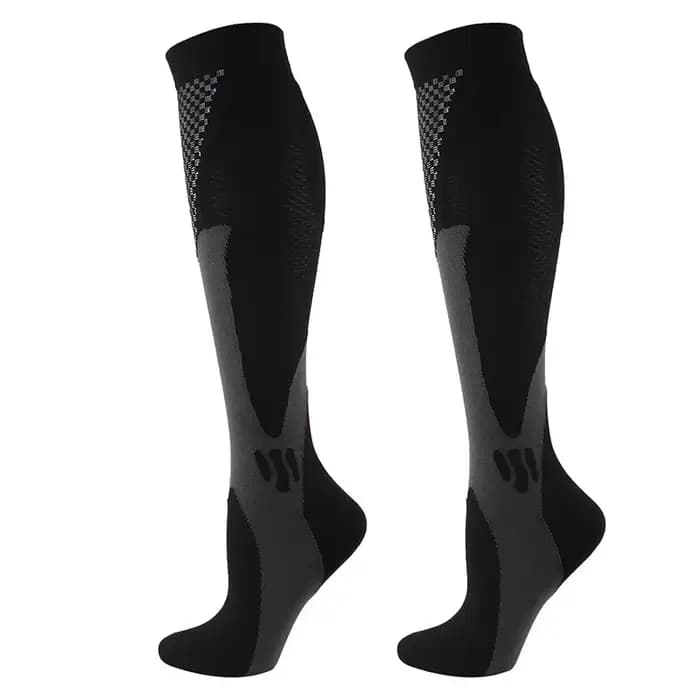 Chaussettes de compression élastiques pour hommes et femmes, chaussettes de sport, anti-fatigue, ada