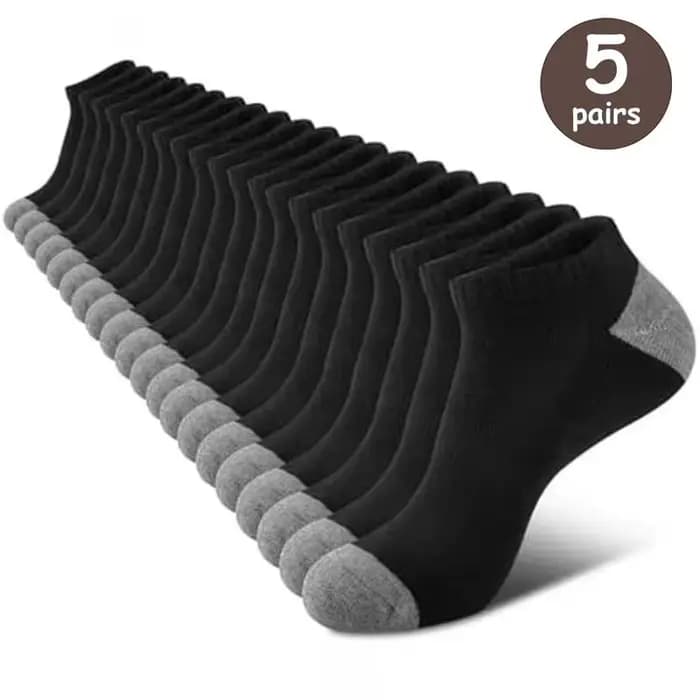 10 paires de chaussettes solides confortables et respirantes, absorbant la sueur, anti-odeurs, à cou