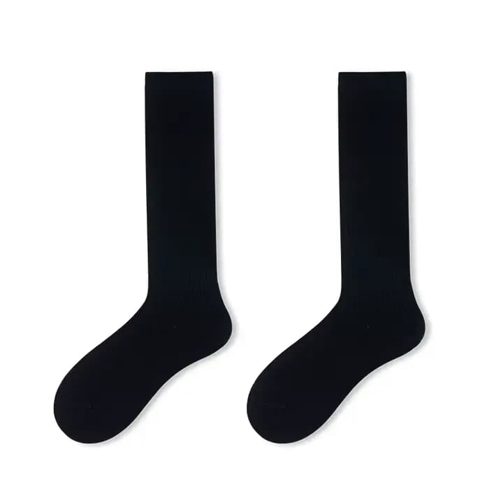 100% laine mérinos dames bas mode couleur unie tricoté Pile chaussettes mode rembourré chaud Legging