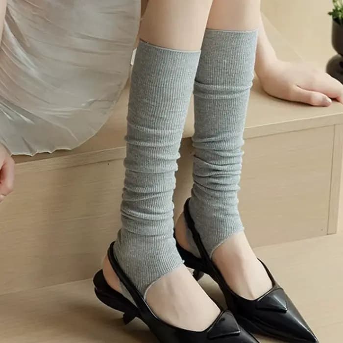 1/3 paires de chaussettes mi-mollet style ballet simple printemps automne 2026 couleur unie protecti