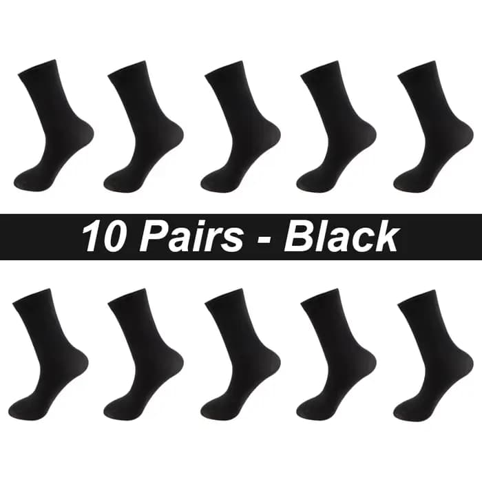 Chaussettes en coton peigné pour hommes, noir, décontracté, affaires respirant, haute qualité homme