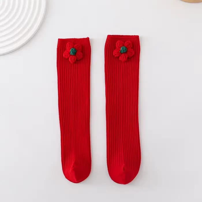Chaussettes de Noël en coton respirant pour enfants, chaussettes provoqué mignonnes pour filles, cha