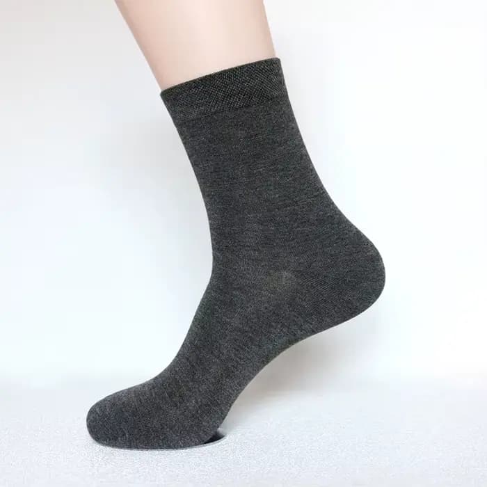 Chaussettes de sport à compression en bambou pour homme, lot de 10 paires, douces, blanches, noires,
