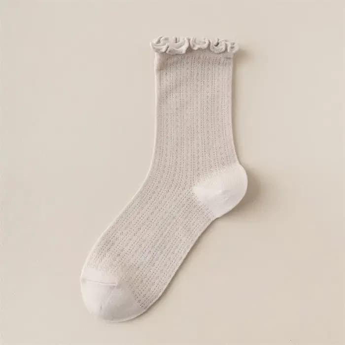 Nouvelles femmes chaussettes de haute qualité mode d'été chaussettes longues décontractées couleur u