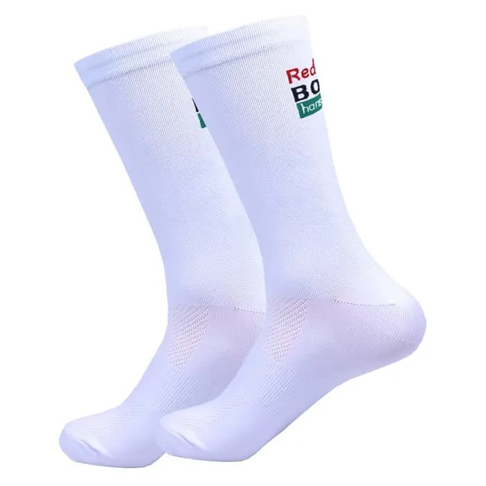 Nouvelles chaussettes de cyclisme FDJ de l'équipe des Émirats arabes unis, blanches, antidérapantes,