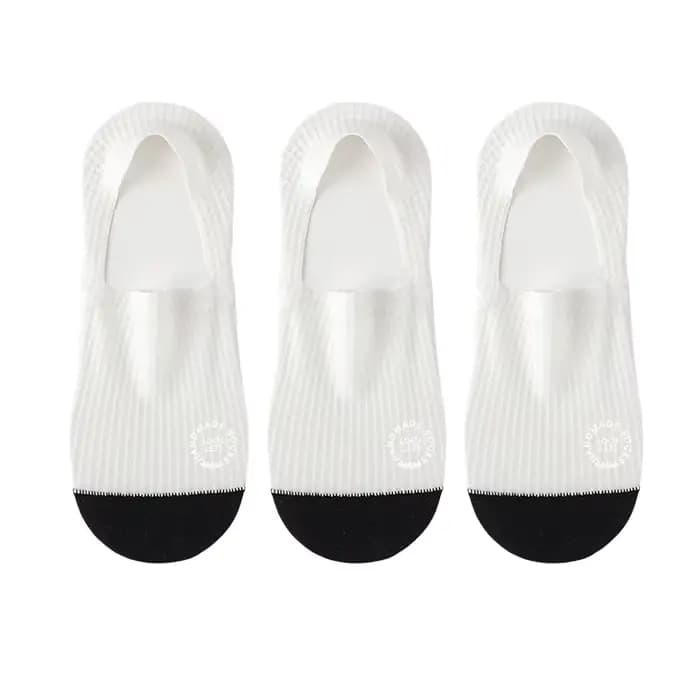 3 paires de chaussettes invisibles pour hommes, fines, respirantes, confortables, de haute qualité,