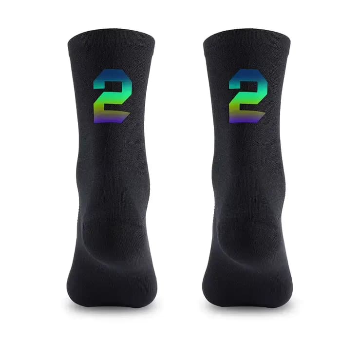 WEST BIKING Chaussettes de sport pour cyclisme, unisexes, en nylon, respirantes, absorbant la transp