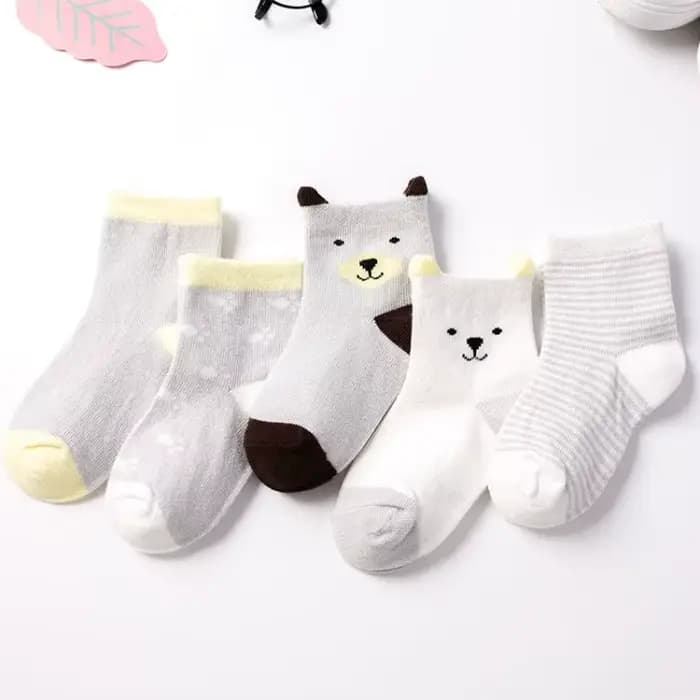5 paires/lot enfants chaussettes en coton doux garçon fille bébé infantile mode rayure chaud pour au
