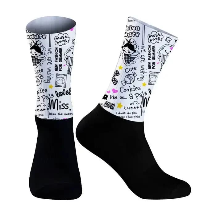 Chaussettes PRO antidérapantes pour hommes et femmes, chaussettes de sport Anti-cyclisme, pour vtt,