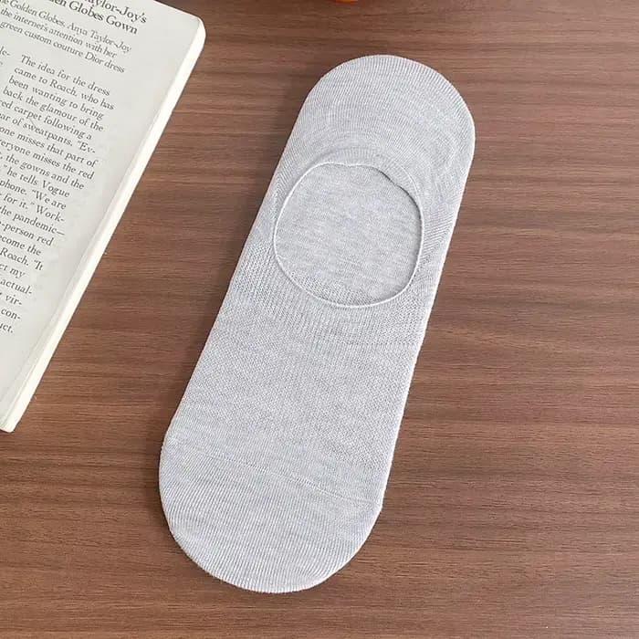 Chaussettes pour hommes nouvelle couleur unie Silicone anti-dérapant chaussettes de sport pas de spe