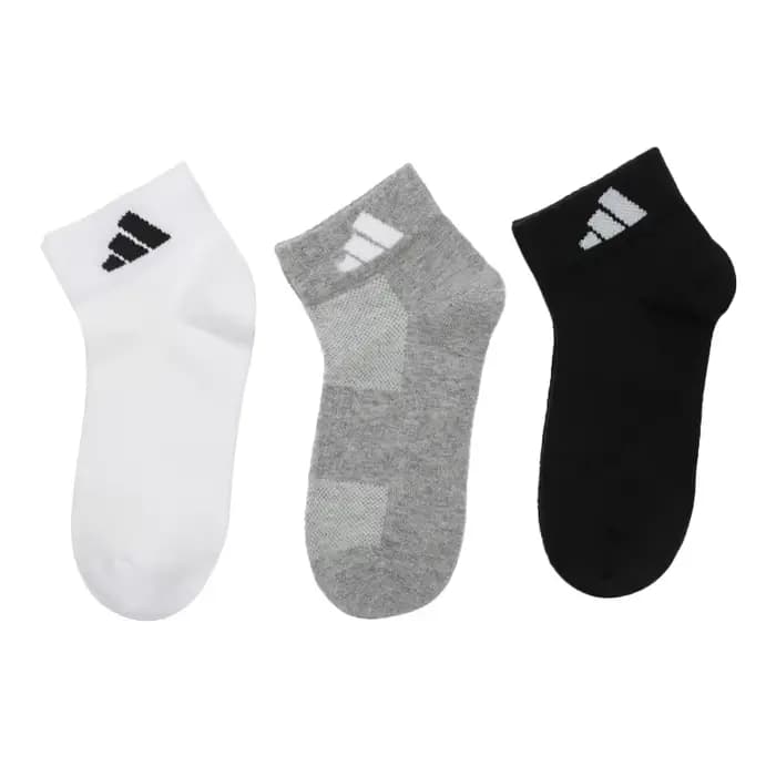 Adidas Lot de trois paires de chaussettes pour hommes et femmes, chaussettes de sport pour couple, c