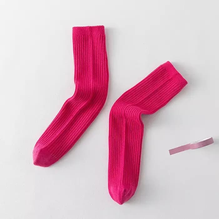Chaussettes hautes et longues pour bébés filles, mode coréenne, chaussettes de mollet de couleur uni