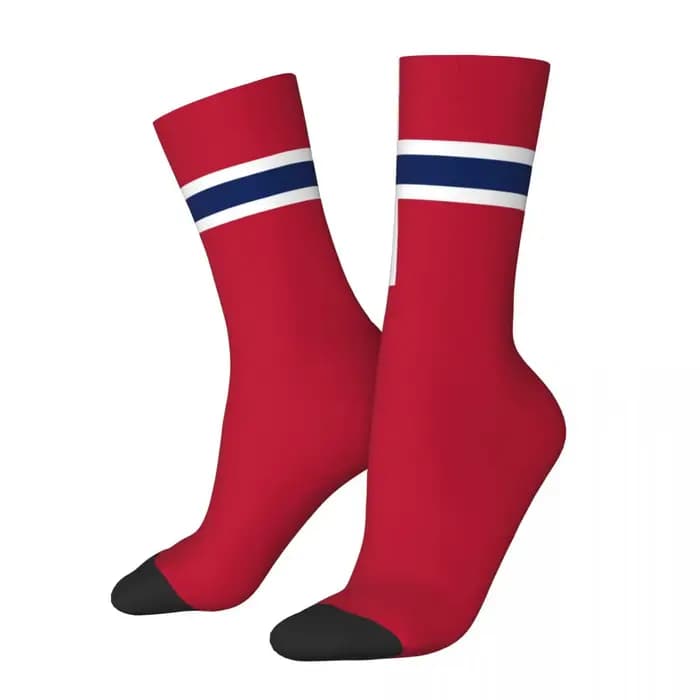 Chaussettes de Sport pour hommes et femmes, style décontracté, avec drapeau, à la mode, pour printem