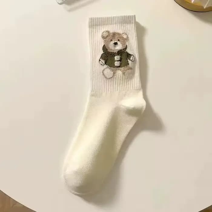Femmes chaussettes coton imprimé Animal automne hiver dames chaussette Skarpetki Damskie Harajuku ch