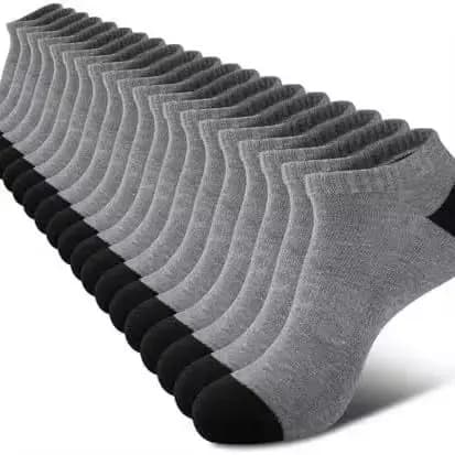 1/5/10 paires de chaussettes confortables et respirantes, absorbant la sueur, anti-odeur, coupe bass