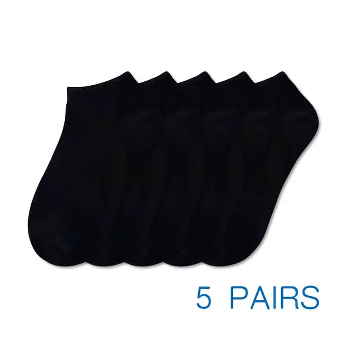 Chaussettes bateau sans coutures en coton uni pour enfants (filles et garçons) de 1 à 16 ans – Colle