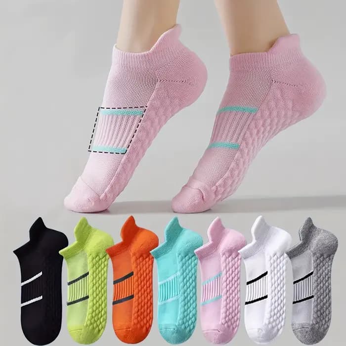 7 paires de chaussettes texturées à motif rayé, chaussettes courtes confortables et sportives, bas e