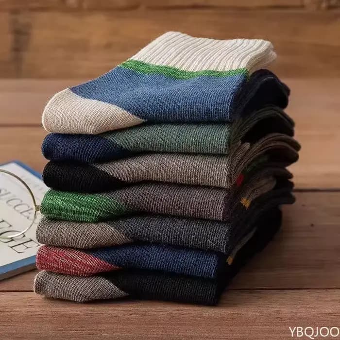 7 paires de chaussettes pour hommes, semelle intermédiaire, automne hiver, épaisses, chaudes, résist