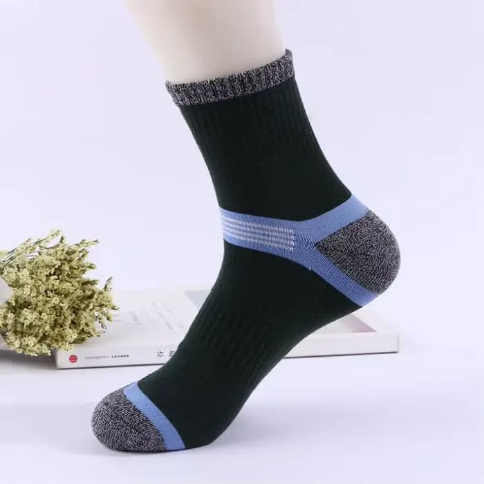 Chaussettes de sport en coton pour hommes, lot de 10 paires, longues, respirantes, de haute qualité,