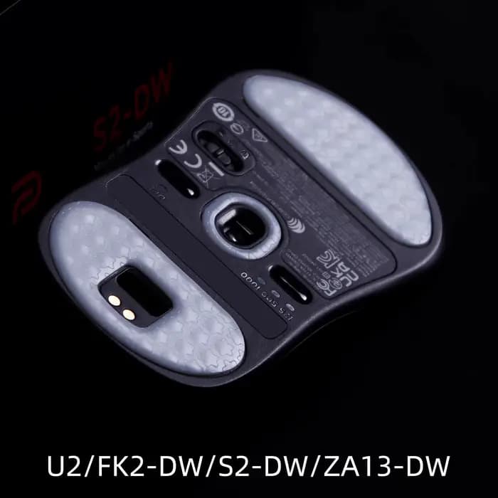 Esports Tiger SNOW ICE Version pieds de souris ultra larges patins de souris pour Zowie S2-DW S2 ZA1