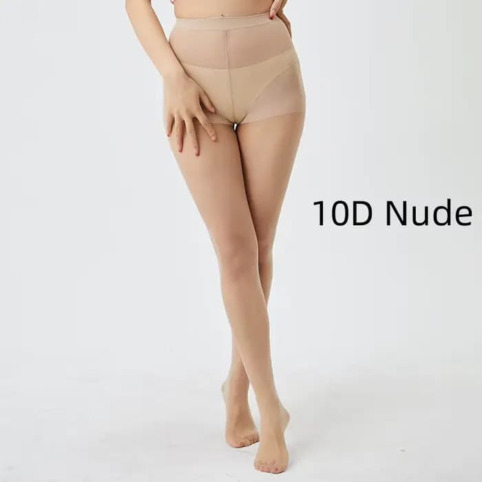 1 paire de collants transparents en Nylon pour femmes, collants d'été fins 10D 20D 40D, haut de cont