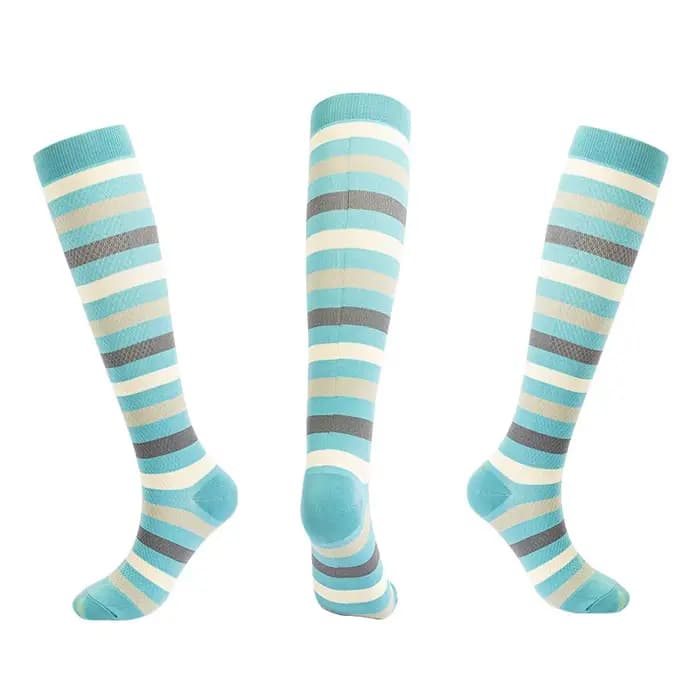 Chaussettes de Compression pour femmes et hommes, idéales pour la course à pied et les voyages